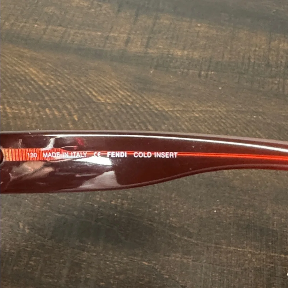 FENDI Vintage Rare “Bag Du Jour” Line Sunglasses Model # FS 5092 Wine Color